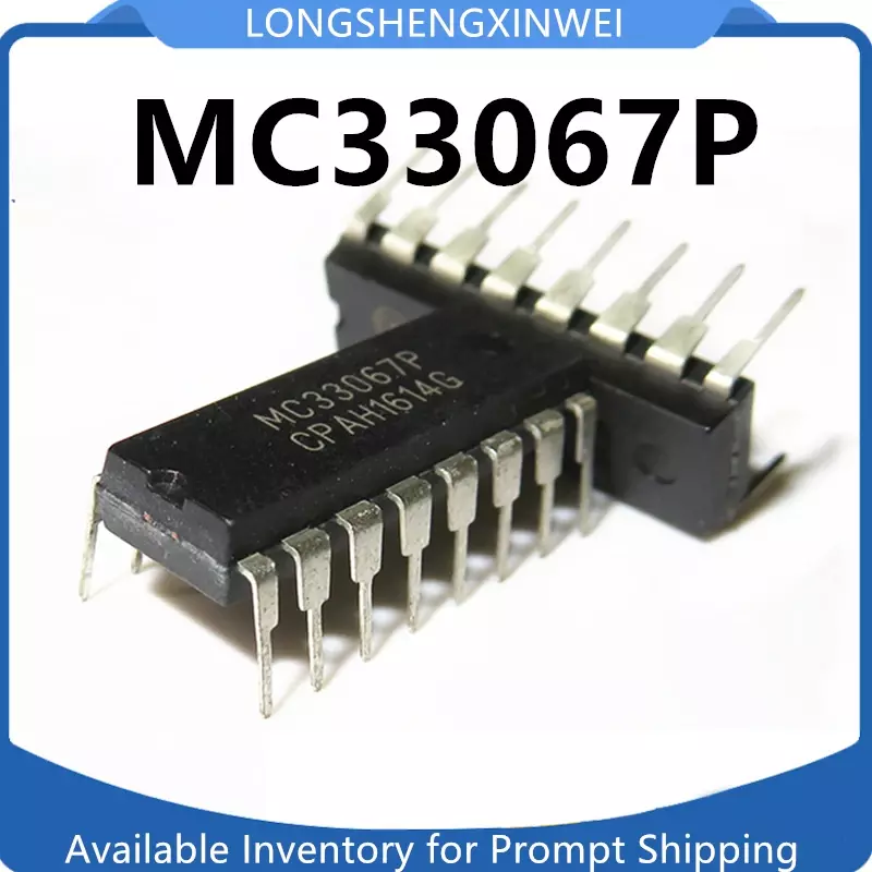 Microplaqueta do poder do LCD, MC33067P, MC34067P, MC33079, 34051P, 33025P, DIP16, novo, 1PC