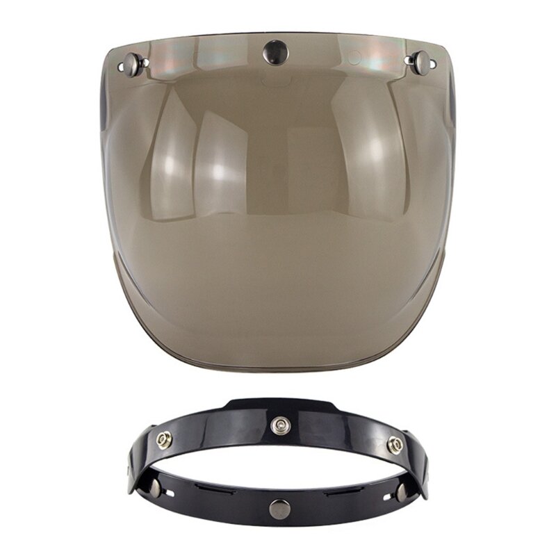 Mũ bảo hiểm Bubble Visor Chất lượng Mở mặt Xe máy Mũ bảo hiểm Visor 4 màu Có sẵn