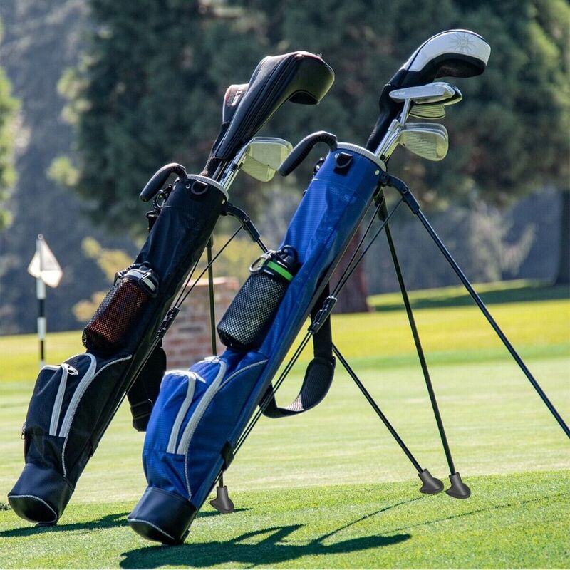 2Pcs Black Golf Bag Feet New Replacement Universal Golf Rubber Feet Portable Golf Bag Accessories Golf Stand Feet