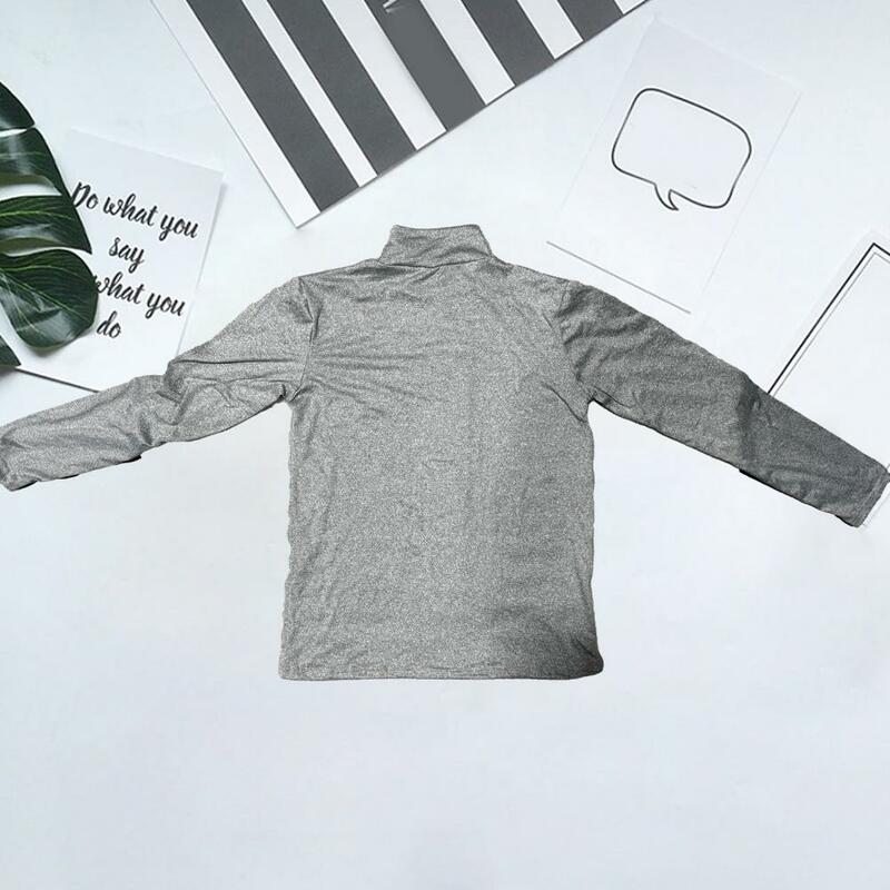 Модный осенний пуловер, мягкий однотонный Легкий облегающий пуловер с длинным рукавом, вязаная рубашка, эластичная