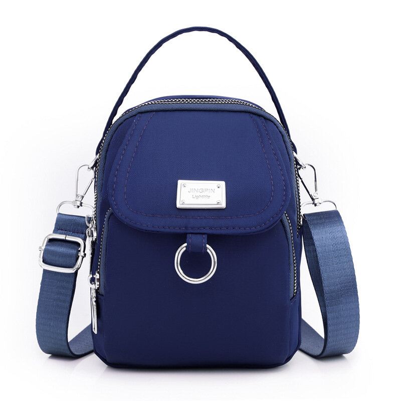 Модная 3-слойная женская маленькая сумка, прочная тканевая дамская сумочка на плечо, симпатичная миниатюрная сумка для девушек