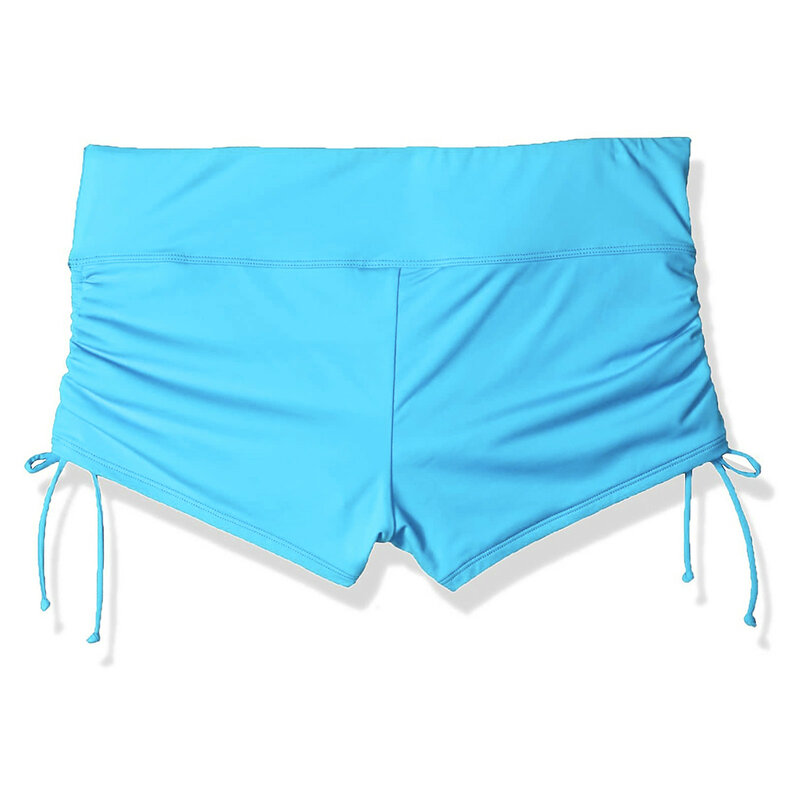 Frauen Hohe Taille Bikini Bottoms Schwimmen Briefs Strand Shorts Bottom Rüschen Sommer Laufen Jogging Shorts Weibliche GYm Sportwear