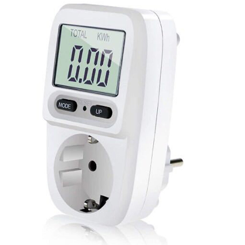 Wattmeter De Energia Elétrica com Medidor De Energia LCD, Tomada De Medição, Analisador De Potência, FR, EUA, Reino Unido, AU, BR, 220V