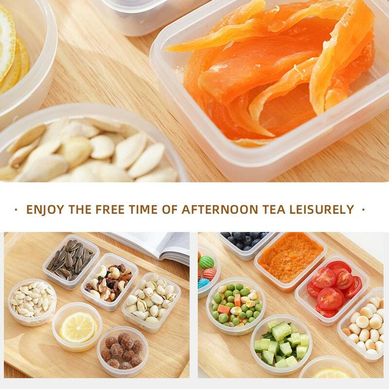 Food Storage Containers Airtight BPA-Free Leakproof Dust-Proof Fish Meat Storage Box With Arc-Shaped Opening