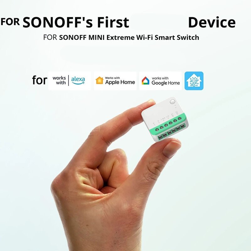 SONOFF MINIR4M Módulo Interruptor Inteligente WiFi, Suporta Controle Remoto, Suprimentos de Equipamentos Elétricos, Parte Melhoria Home