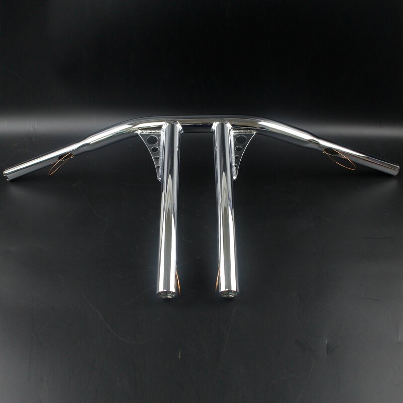 Chrome 14" Rise T-bar Ape Hangers Motorcycle spare part handlebar For Harley Motorcycle Sportster