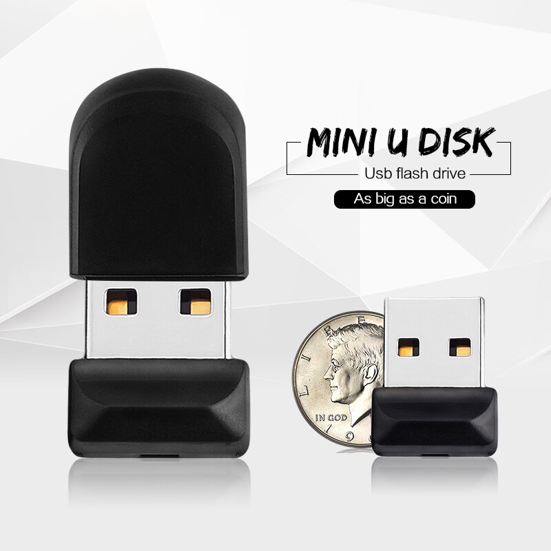 Mini unidad Flash USB 2,0, memoria de alta velocidad, 128GB, 4G, 8G, 16G, 32G, 64GB, regalo