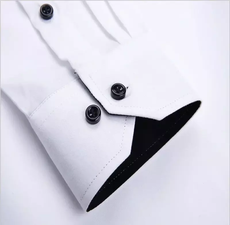 Качественная мужская Повседневная рубашка с длинным рукавом и принтом, мужская приталенная деловая Классическая рубашка, брендовая мужская одежда, рубашки для мужчин