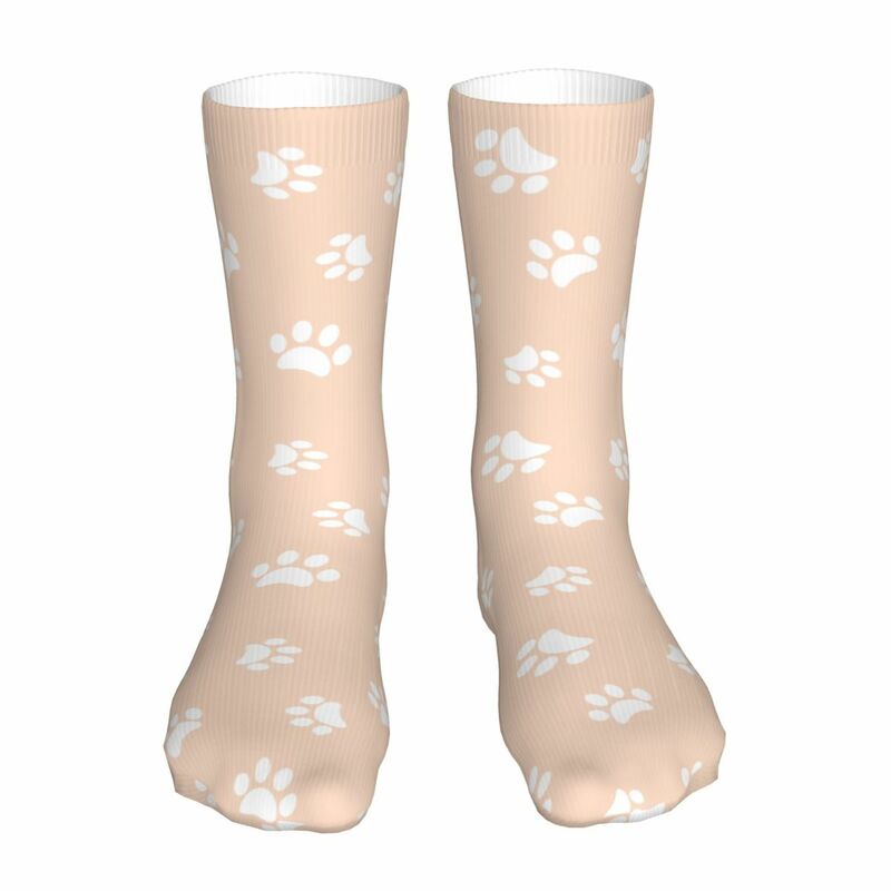 Calcetines deportivos para hombre y mujer, calcetín de compresión con diseño de pata blanca, 2022