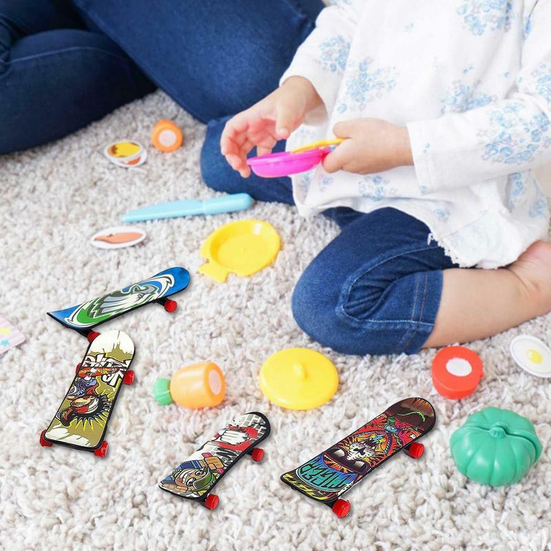 Kreatywne deskorolki Mini deskorolka zabawki na palec na podstrunnicy prezenty dla dzieci na palec dla nastolatków impreza dla dorosłych przysługę