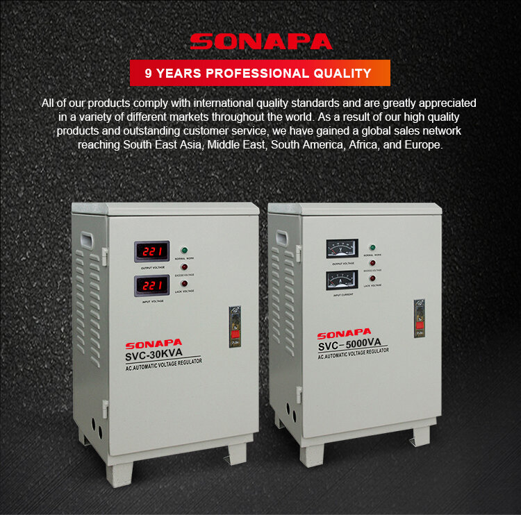 Electrical Stabilizer voltage stabilizer 10KVA single phase AC automatic voltage regulation for home AVR.