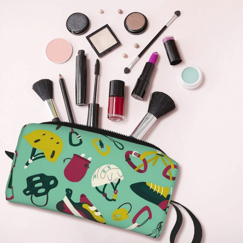 حقيبة مكياج لتسلق الصخور للنساء ، منظم مستحضرات التجميل ، مجموعة Dopp ، أدوات الزينة ، الجمال ، حقيبة أقلام السفر