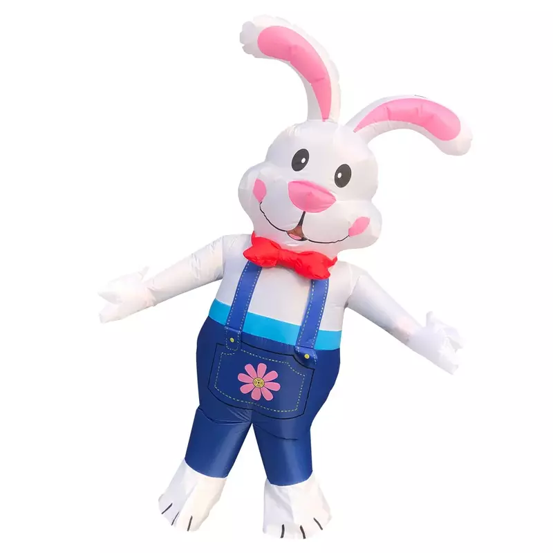 Dorosły króliczek nadmuchiwane kostiumy Anime wielkanocny królik przebranie na karnawał Halloween kostiumy dla kobiet Party do odgrywania ról