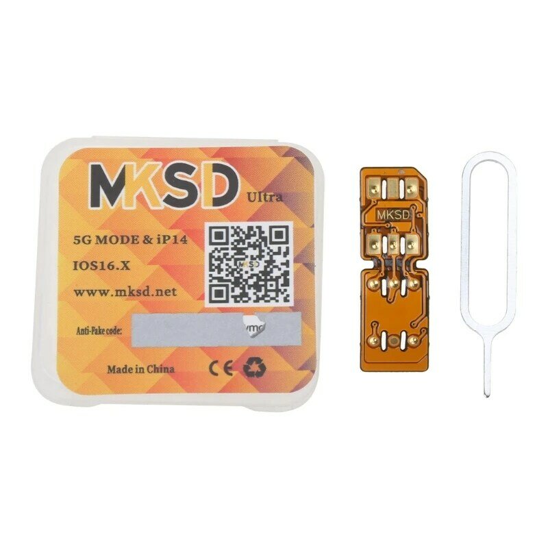 Stiker kartu pembuka kunci MKSD kinerja tinggi instalasi cepat ukuran ringkas digunakan untuk seri 6s-7-8-X-XSM-11-13PM