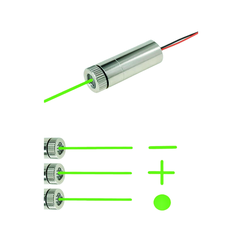 520nm 5mW zielony punkt linii krzyż moduł laserowy głowica szklana soczewka Focusable przemysłowe ClassDC 3V-5VmanufacturerFree personalizacja