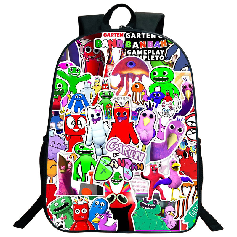 Garten of Banban 배낭 어린이 책가방, 남아, 여아, 학생용 애니메이션 학교 가방, 학교 책가방