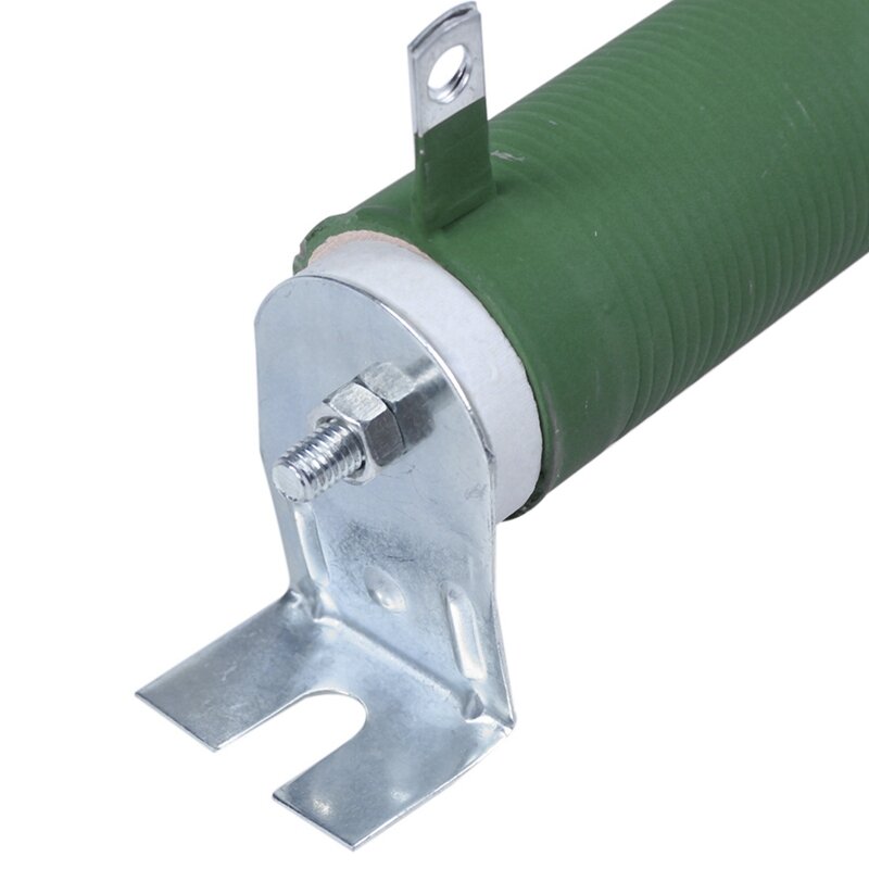 Resistencia de Reóstato ajustable, tubo cerámico de 200W, 100 Ohm, color verde, 2 unidades