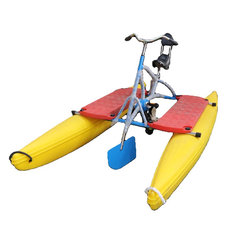 HaoTong New Yellow Banana Shape water Bicycle Water Auqa Bike Water Pedal Bikes in vendita