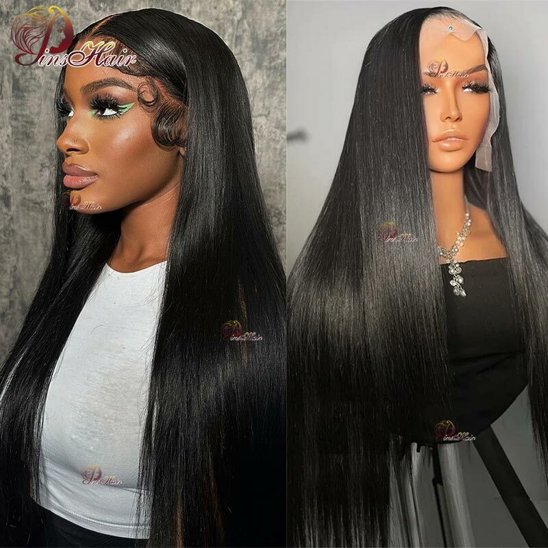 13x6 Lace Front Human Hair Wigs Bone Straight 13x4 Transparent Lace Frontal Human Hair Wigs Pre Plucked HD Lace Wigs For Women