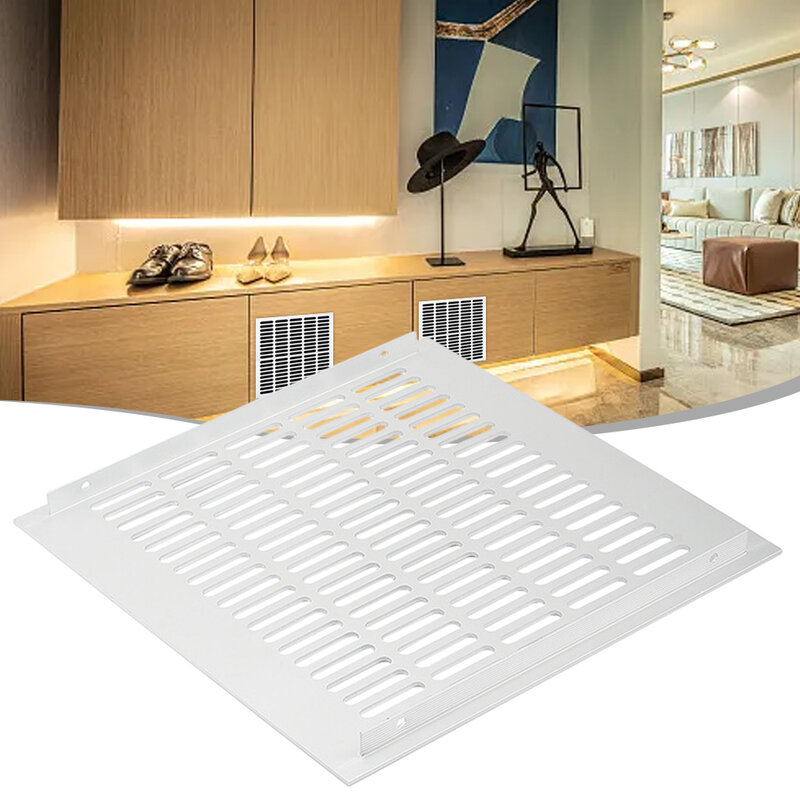 1Pc Vent Perforated Sheet Aluminum Air Vent Ventilator Grille Cover Ventilation For Closet Shoe Air Conditioner Exhaust Cover