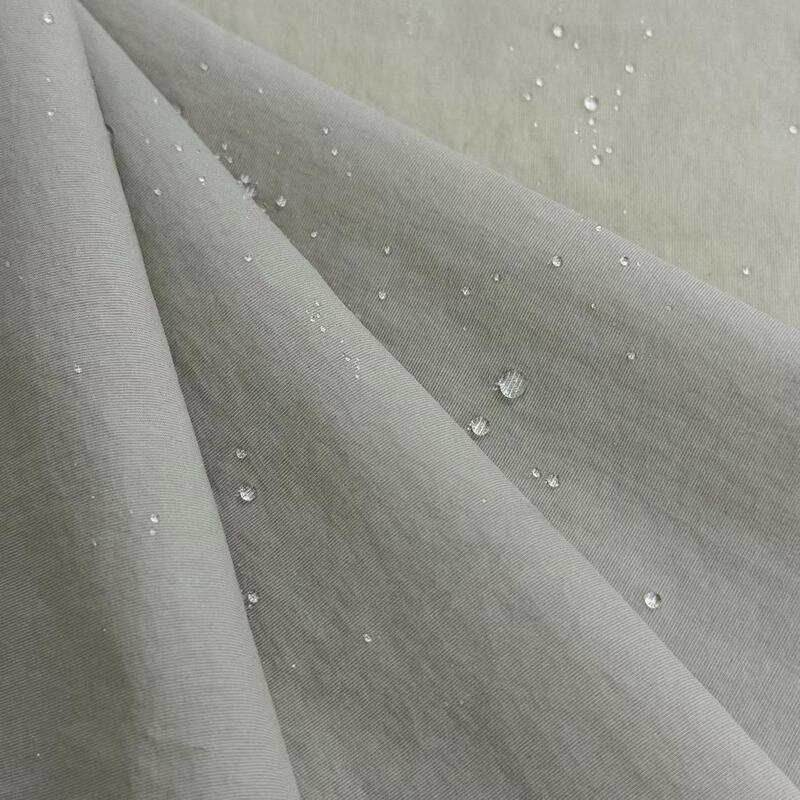 Slub Yarn Micro-crepe Fabric Outdoor Waterproof Sun Protection Windbreaker Fabric Outdoor Textured Down Jacket Fabric