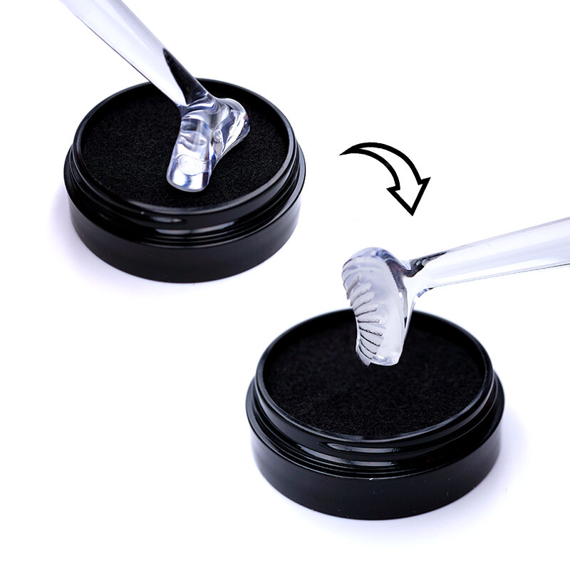 Lower Eyelash Eyeline Silicone Stamp Lashes Extension Eyeline Seal ink Set DIY Lash Template Makeup Cosmetic Tools