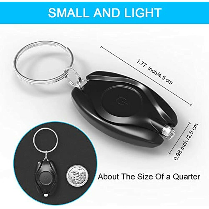 Mini torcia LED portachiavi luci torce di emergenza portatili torcia tascabile impermeabile Mini luci a LED luce di emergenza
