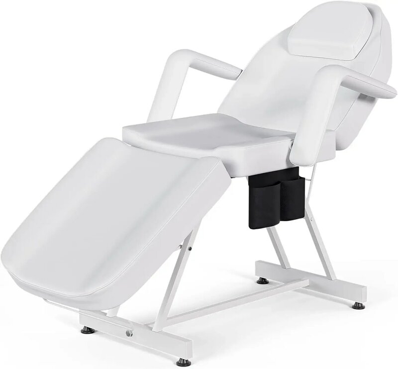 Профессиональная тату-кровать с карманом для хранения, регулируемый массажный стол с крючком для полотенец, складной стул для ресниц для клиента Esth