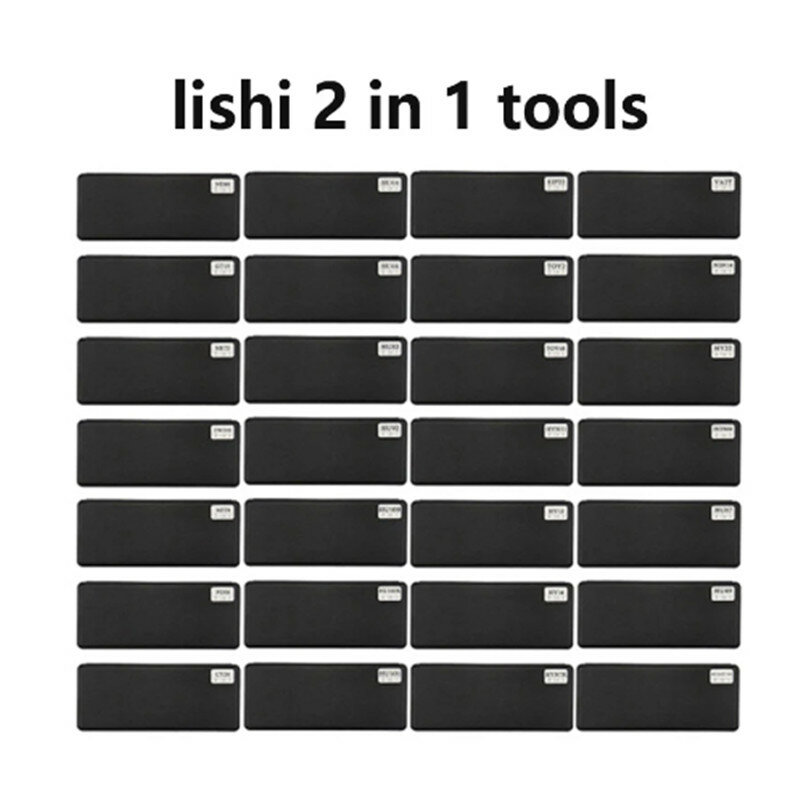 Lishi 2 in 1 2in1 도구 HU49 HU46 HU56 HU58 HU64 HU66 HU83 HU87 HU92 HU100 HU100 10 컷 HU101 자물쇠 도구