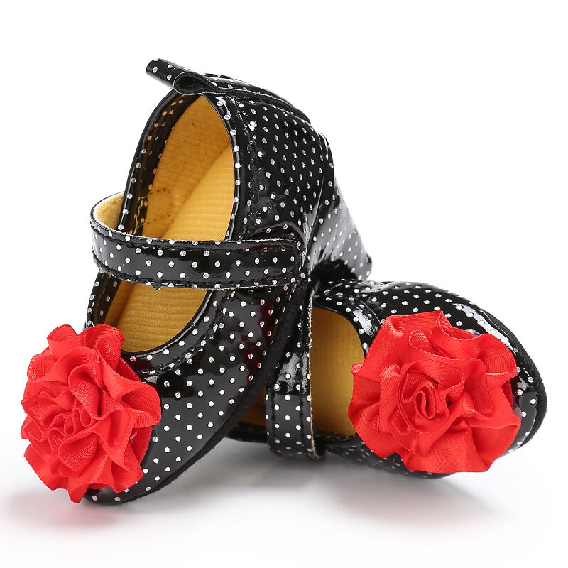 Scarpe da neonato di moda classica scarpe di stoffa antiscivolo ragazze tacchi alti eleganti scarpe da principessa Casual
