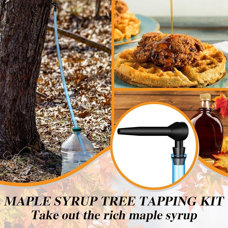 Kit sirup Maple ketukan keran Maple dan ekstraktor tetes kelas makanan 13 buah