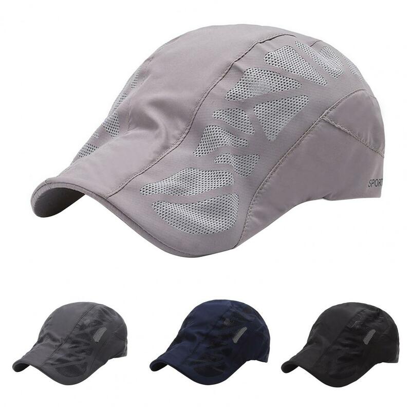 Stylish  Sun Hat Accessory Sun Resistant Peaked Cap Block Sun Headwear Hunting Cap for Travel