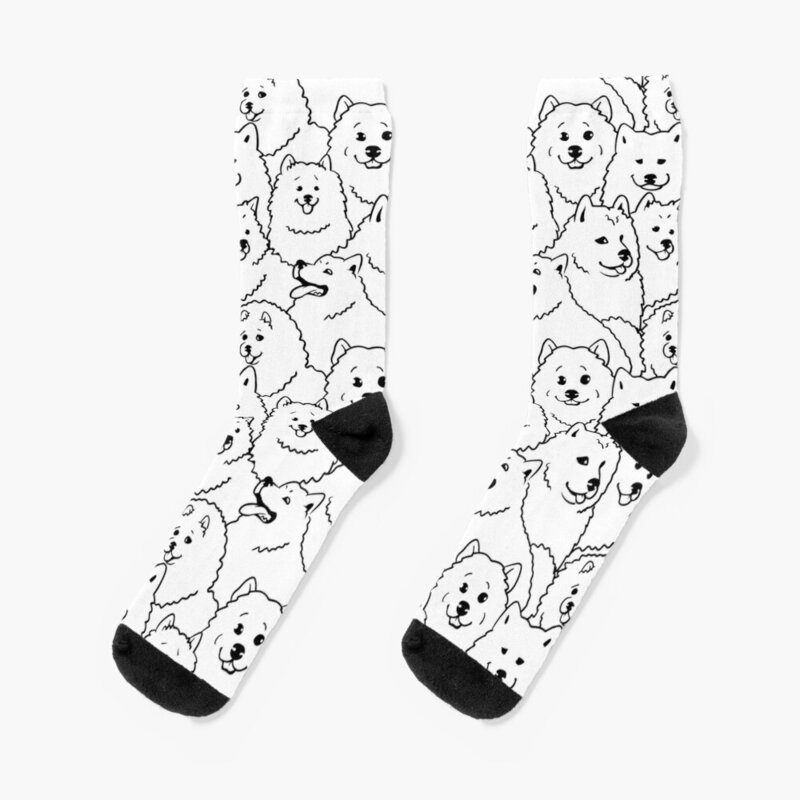 Oh Samoyed Socks Sports Wholesale Women Socks Men's