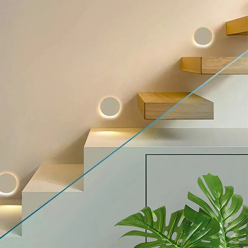 Outdoor Waterproof Staircase Light Square Community Anti Glare Villa Garden Foot Light, Indoor Staircase LED Step Balcony Light