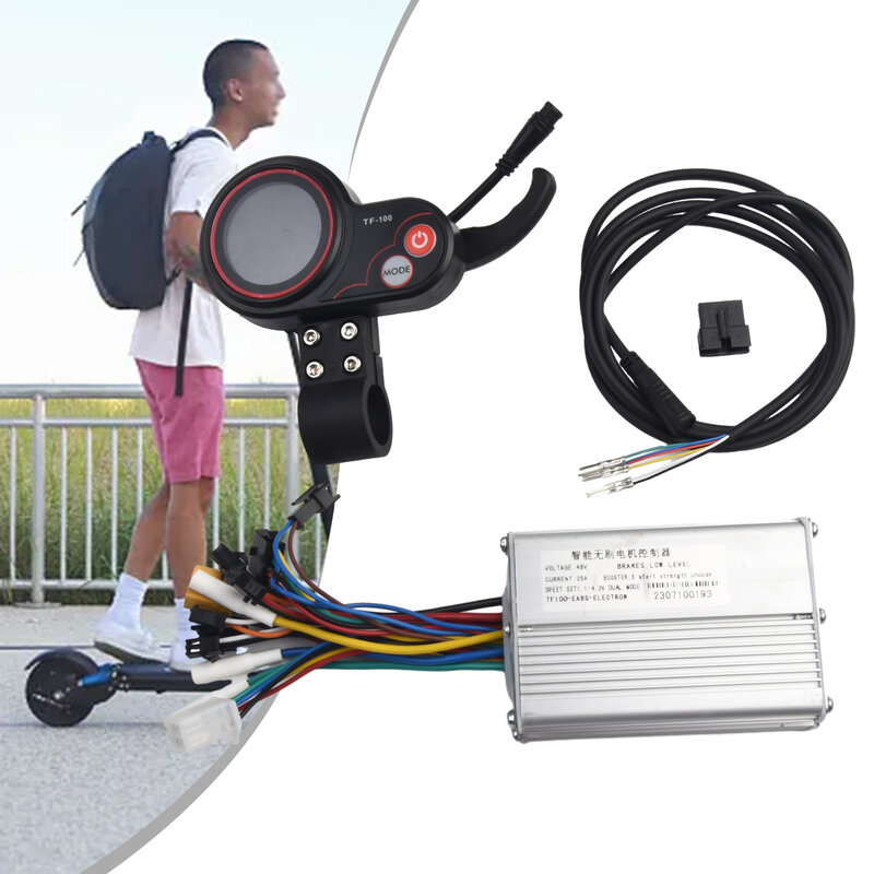 Controlador de Motor sin escobillas, Cable de 6 pines, aleación de aluminio, plástico, pieza de repuesto para e-scooter, alta calidad