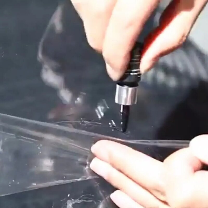 Инструмент для ремонта треснувшего лобового стекла автомобиля, жидкость для восстановления стекла и восстановления царапин и трещин