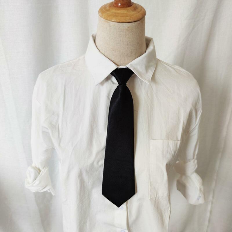 Галстук с зажимом детский цветной галстук Простой Школьный сценический галстук для мальчиков тонкий галстук для студентов для выступлений и свадеб T2O0