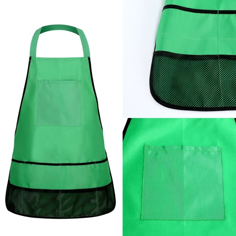 Role Play Farm Tool Set for Toddlers with Garden Apron Hat Gardening Toy