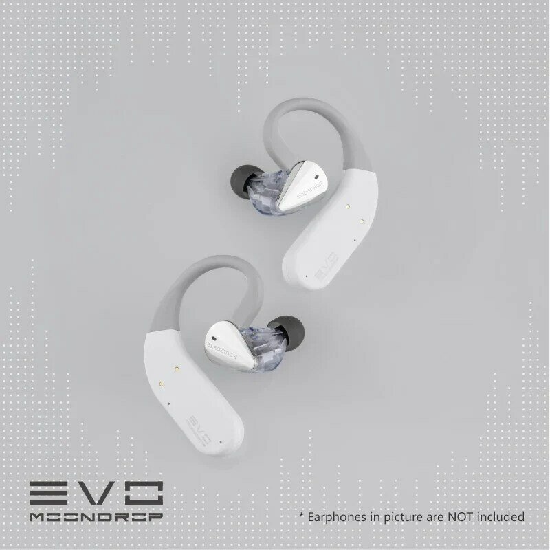 MOONDROP EVO HIFI prawdziwy ucho bezprzewodowe moduł DAC & Amp Dual ES9318 słuchawki słuchawka Bluetooth z zaczepem na ucho