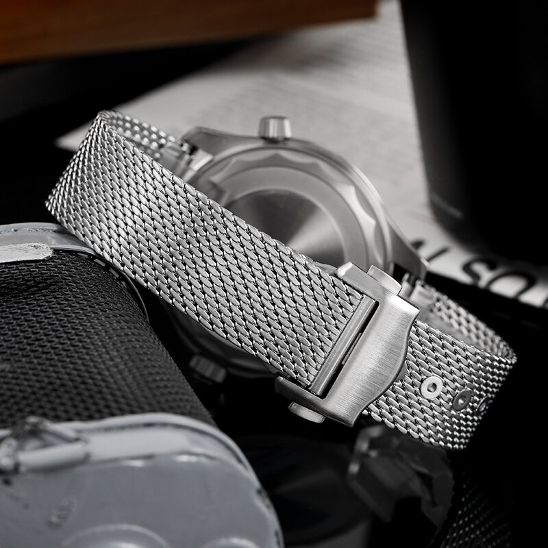 Watchdives WD007 automatyczny zegarek dla nurka NH35 ruch C3 Super świecący kopułowy kryształowe zegarki z kopułą 007 zegarek na rękę w stylu NTTD