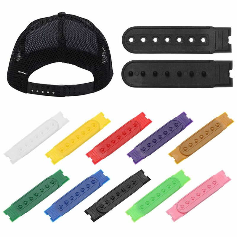 5 Sets 7/14 Holes Straps Buckle Baseball Cap Clip Hats Repair Fasteners Snapback Strap Replacement Cowboy Hat Accessories
