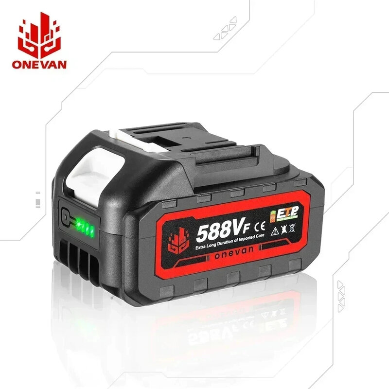 ONEVAN 21V 588VF Rechargeable Battery 22900mAh Lithium Ion Battery For Electric Wrench For Makita Electric Power Tool Battery