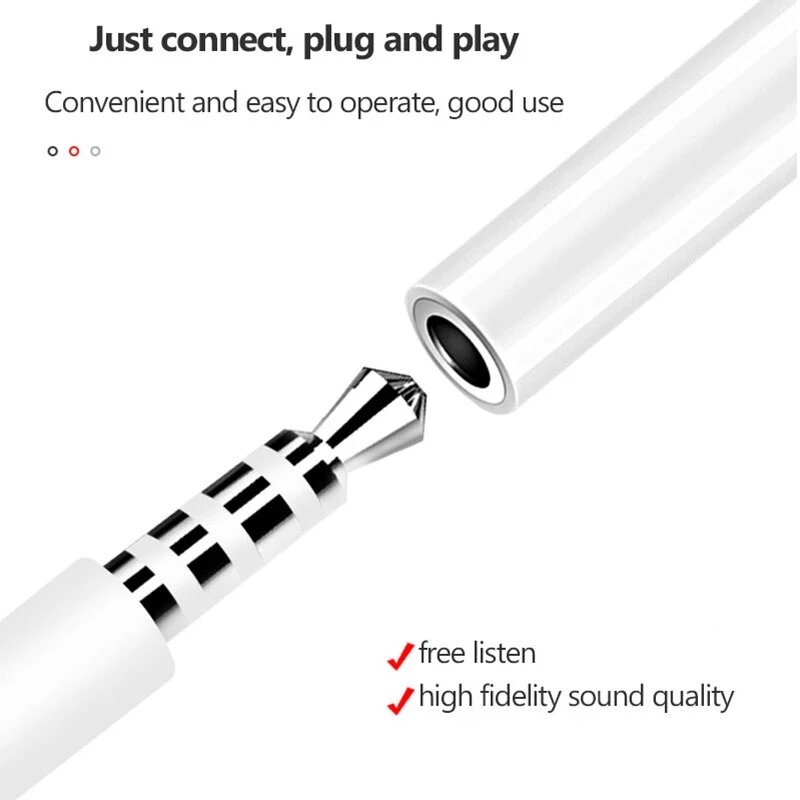 Dla IOS Adapter słuchawkowy dla IPhone 13 12 11X8 7 Plus Aux Audio Splitter dla oświetlenia do 3.5mm Adapter gniazdo słuchawkowe kabel