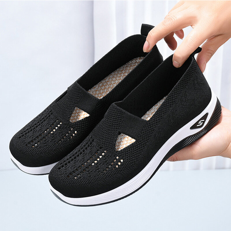 Fashion Soft Sole Mother Shoes Breathable Slip on Arch Support Shoes for Birthday Gifts New Year's Gifts