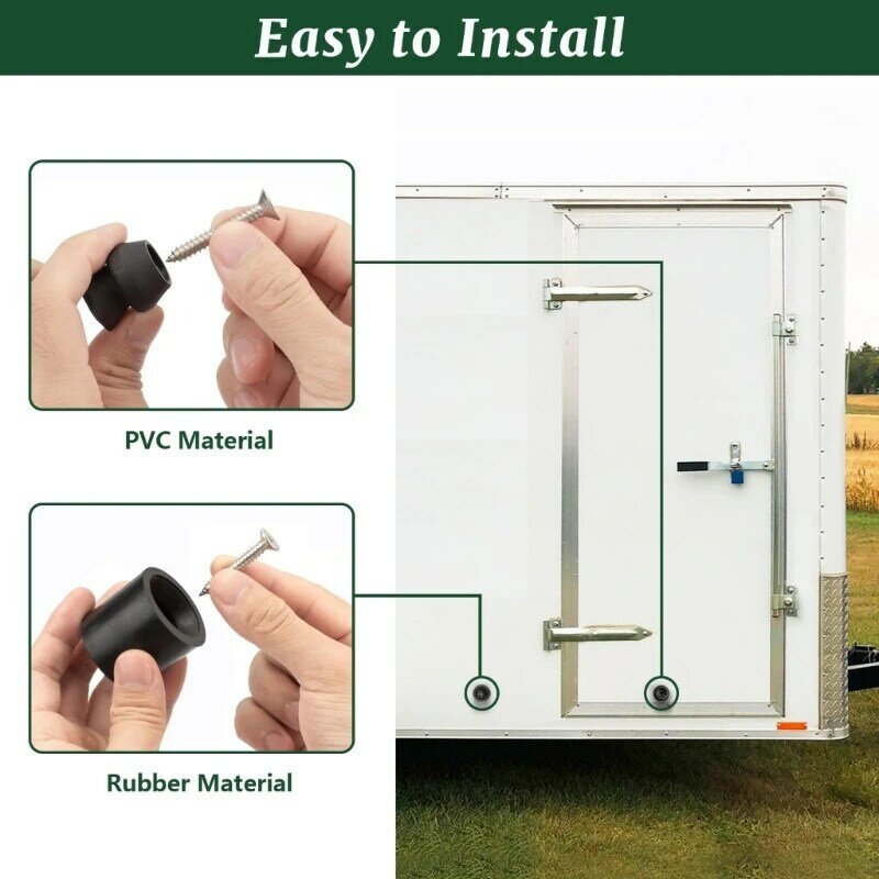 suporte porta trailer baixo perfil para porta pára-choques borracha adequado para a maioria RVs