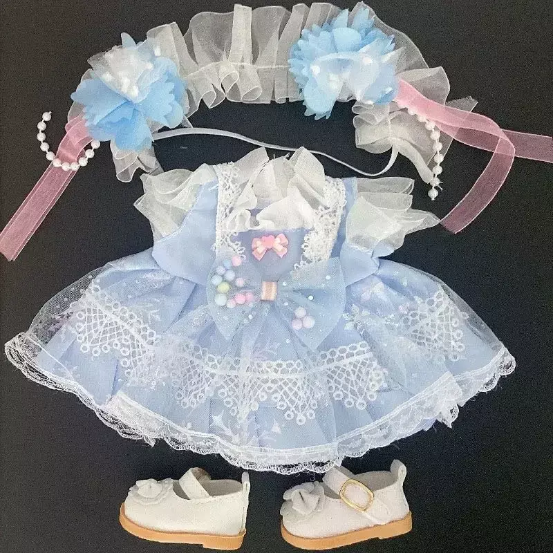 Хлопковая кукольная одежда 20 см, платья, милая фотография, плюшевая детская одежда, игрушечные куклы для девочек