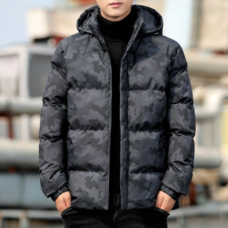 2023Down Cotton Coat Thickened Winter Men Korean Version of The Trend of Warm Leisure Cotton Jacket Cotton Jackets Men's Clothes