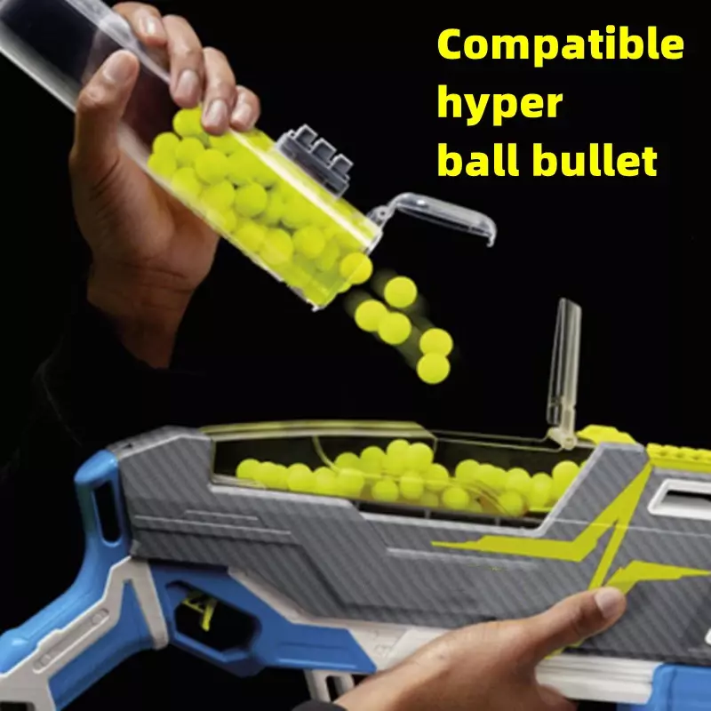 AmmoBullets de Fluorescência Luminosa para Toy Gun Espuma PU Balls, Recarga de 1,45 cm, Compatível com Hyper Guns, Glow at Dark Game