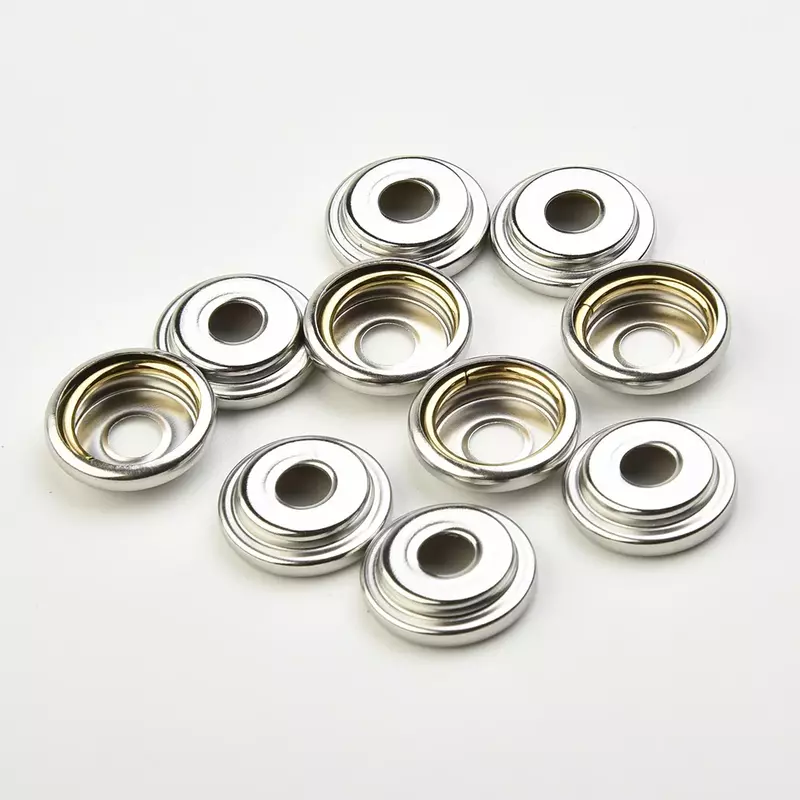 Snap Fasteners for Marine Repair, Boat Stud Button, Canvas Fast Fixed, Silver Accessories, Easy to Use Rivet Set, 15mm