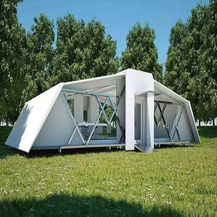 Conteneur de salle de soleil capsule spatiale, mobile home, hôtel haut de gamme, Smart Star Room, B & B Landscape Camp